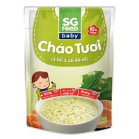 Cháo tươi Baby SG Food - Cá hồi & cải bó xôi