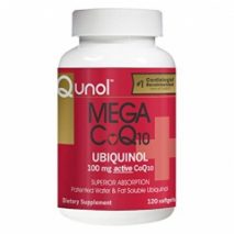 Thực phẩm chức năng hỗ trợ tim mạch và giảm cholesterol Qunol Mega CoQ10 Ubiquinol 120 viên