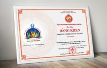Share file thiết kế “Bằng khen giải bóng đá giới trẻ công giáo”