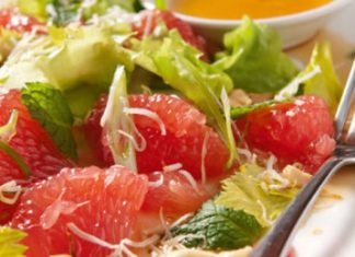 Salad bưởi thịt xông khói